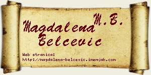 Magdalena Belčević vizit kartica